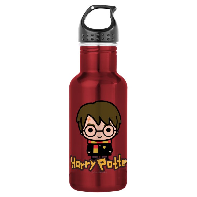 Harry Potter Cartoon Character Art 532 Ml Water Bottle (Front)