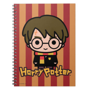 Harry Potter Cartoon Character Art Spiral Notebook