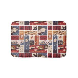 Harry Potter Cartoon Scenes Pattern Bath Mat