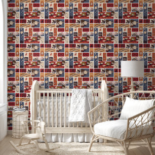 Harry Potter Cartoon Scenes Pattern Wallpaper
