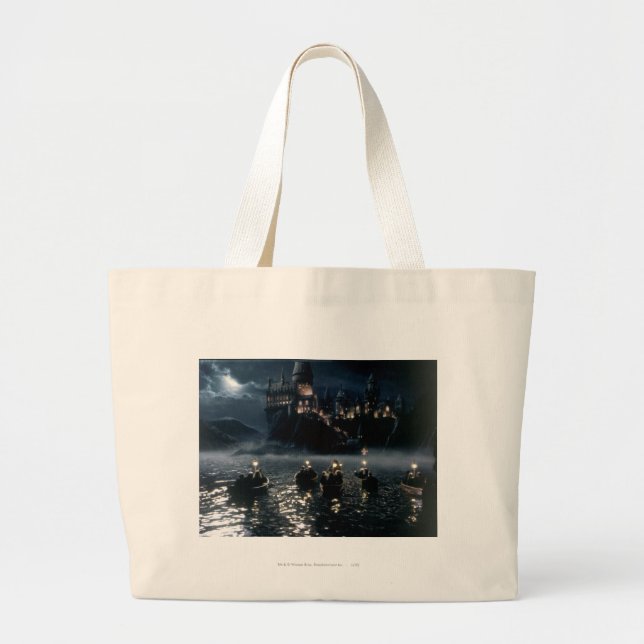 Harry Potter Castle | Arrival at Hogwarts Large Tote Bag (Front)