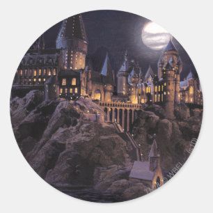Harry Potter Castle   Great Lake to Hogwarts Classic Round Sticker