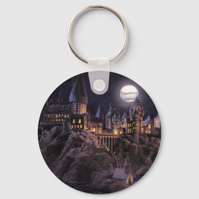 Harry Potter Castle | Great Lake to Hogwarts Key Ring (Front)
