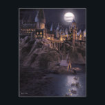 Harry Potter Castle | Great Lake to Hogwarts Postcard<br><div class="desc">Send magical greetings with this enchanting Harry Potter postcard featuring the iconic Hogwarts Castle and the Great Lake. This picturesque design captures the magical essence of the Wizarding World,  making it the perfect way to share your love for Hogwarts with fellow fans.</div>