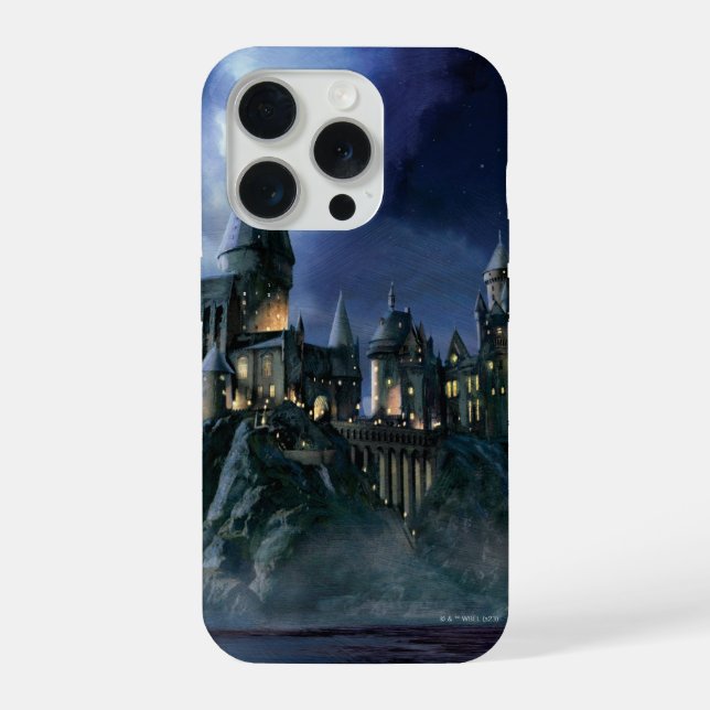 Harry Potter Castle | Moonlit Hogwarts iPhone Case (Back)