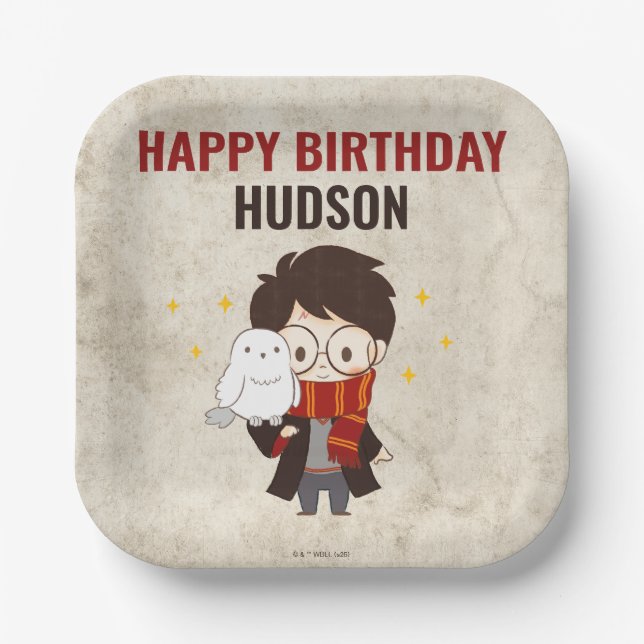 HARRY POTTER™ Character Magical Arch Birthday Paper Plate (Front)