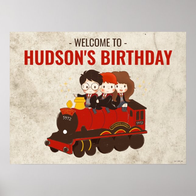 HARRY POTTER™ Character Magical Arch Birthday Poster (Front)