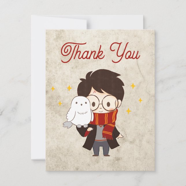 HARRY POTTER™ Character Magical Arch Birthday Thank You Card (Front)