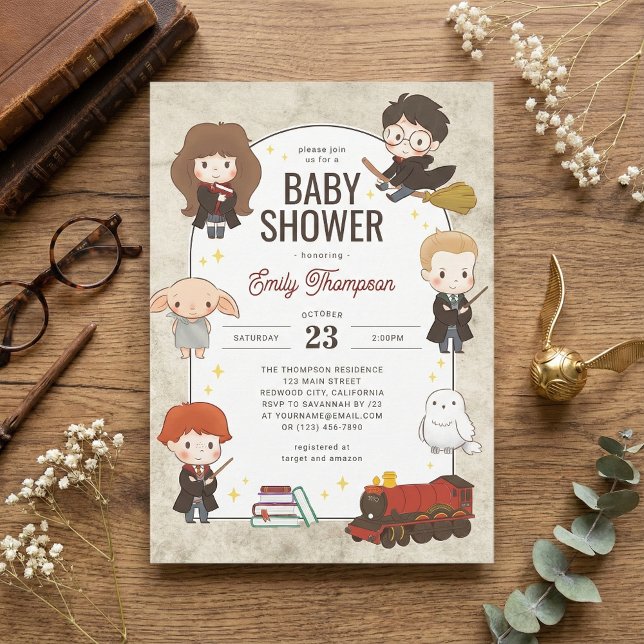 Harry Potter Character Magical Baby Shower Invitation (Creator Uploaded)