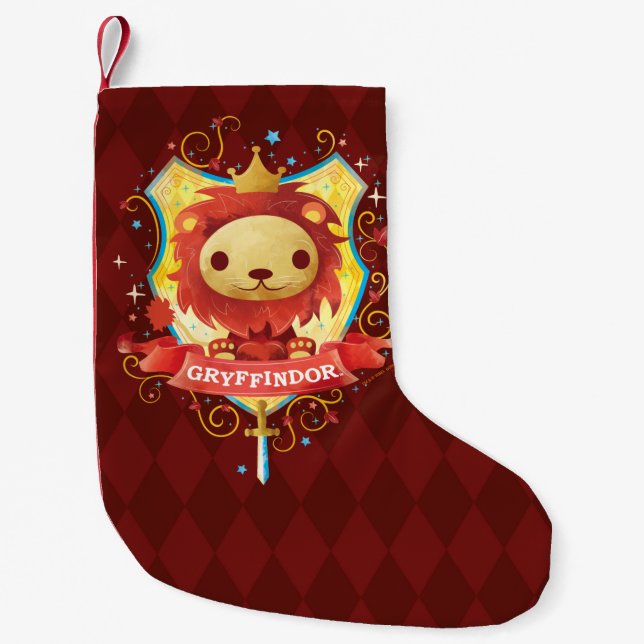 Harry Potter | Charming GRYFFINDOR™ Crest Small Christmas Stocking (Front)