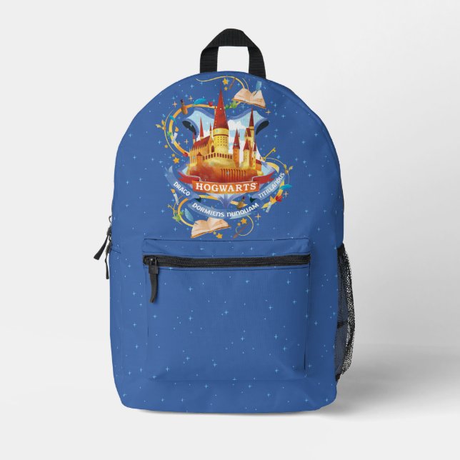 Harry Potter | Charming HOGWARTS™ Castle Printed Backpack (Front)