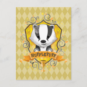 Harry Potter   Charming HUFFLEPUFF™ Crest Postcard