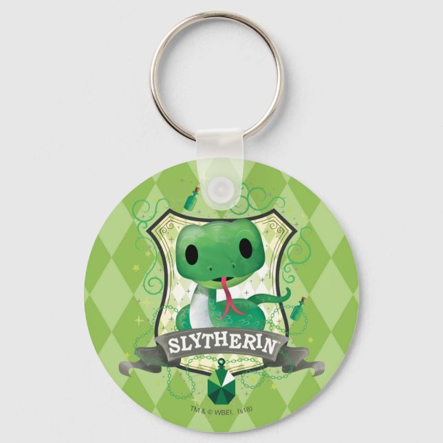 Harry Potter | Charming SLYTHERIN™ Crest Key Ring (Front)