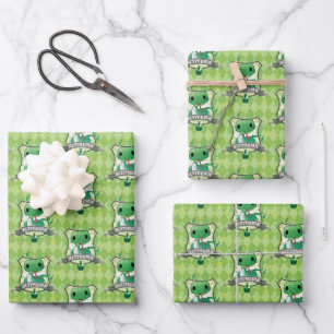 Harry Potter   Charming SLYTHERIN™ Crest Wrapping Paper Sheet