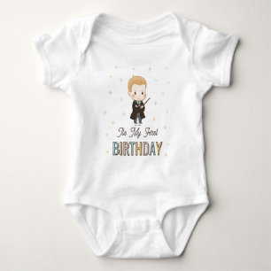 Harry Potter Chibi Draco Malfoy Wizard Birthday Baby Bodysuit