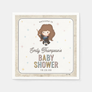 Harry Potter Chibi Hermione Wizard Baby Shower Napkin