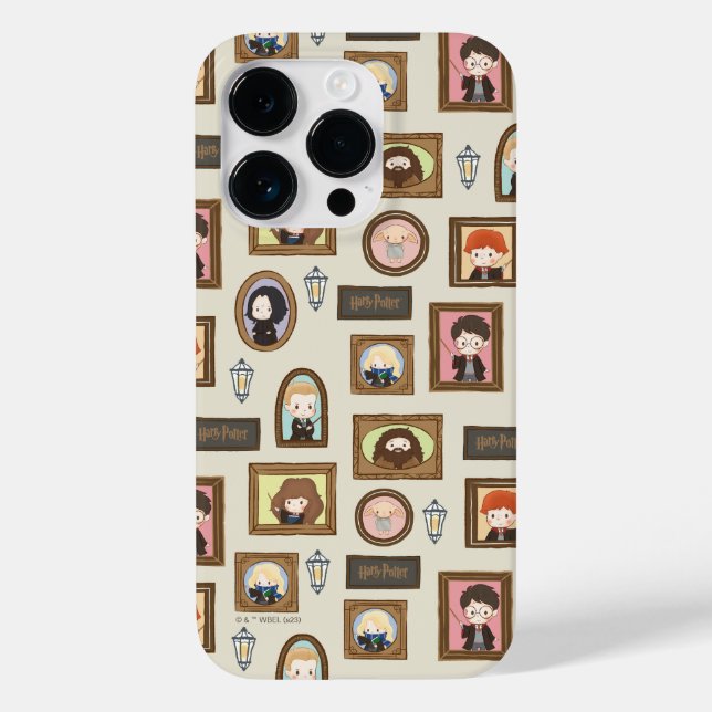 HARRY POTTER™ Chibi Picture Frame Pattern Case-Mate iPhone Case (Back)