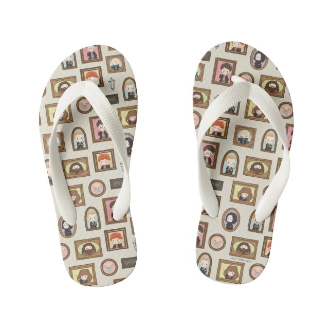 HARRY POTTER™ Chibi Picture Frame Pattern Kid's Jandals (Footbed)