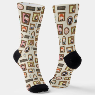 HARRY POTTER™ Chibi Picture Frame Pattern Socks