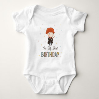 Harry Potter Chibi Ron Weasley Wizard Birthday Baby Bodysuit