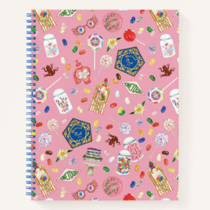 HARRY POTTER™   Chocolate Frogs & Candy Pattern Notebook
