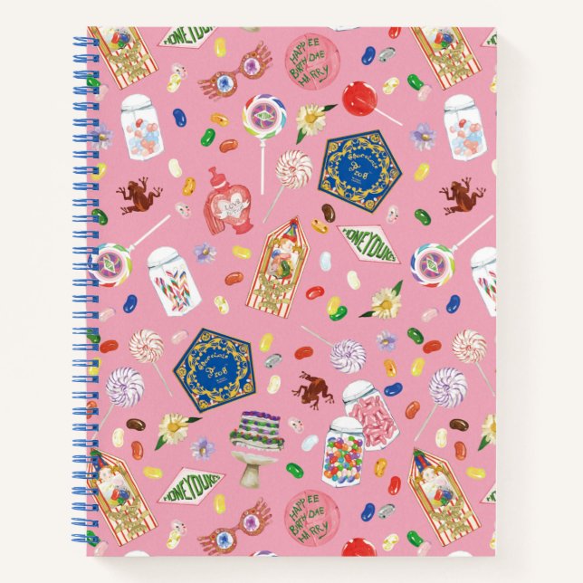 HARRY POTTER™ | Chocolate Frogs & Candy Pattern Notebook (Front)