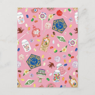 HARRY POTTER™   Chocolate Frogs & Candy Pattern Postcard