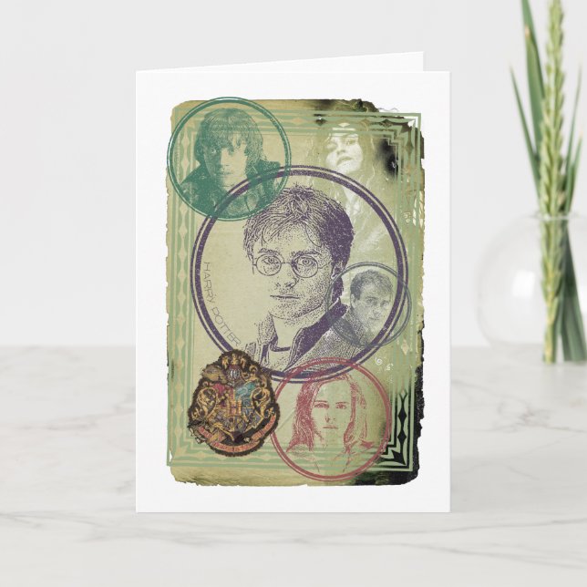 Harry Potter Collage Card (Front)