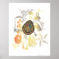 Harry Potter | Colorful Hogwarts Crest