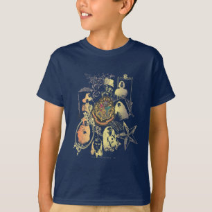 Harry Potter Colourful Hogwarts Crest T-Shirt