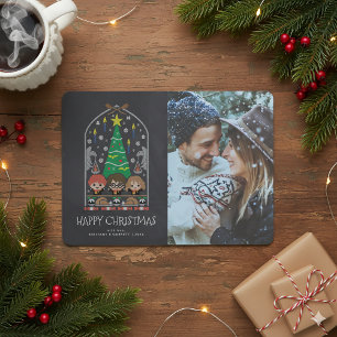 HARRY POTTER™ Cross-Stitch Holiday Invitation