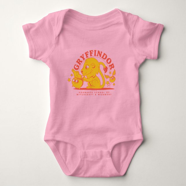 HARRY POTTER™ | Cute GRYFFINDOR™ Hogwarts School Baby Bodysuit (Front)