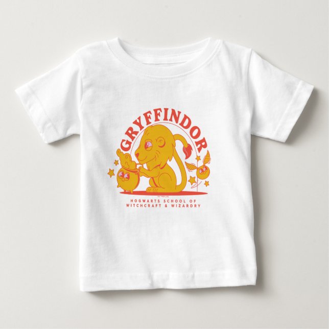 HARRY POTTER™ | Cute GRYFFINDOR™ Hogwarts School Baby T-Shirt (Front)