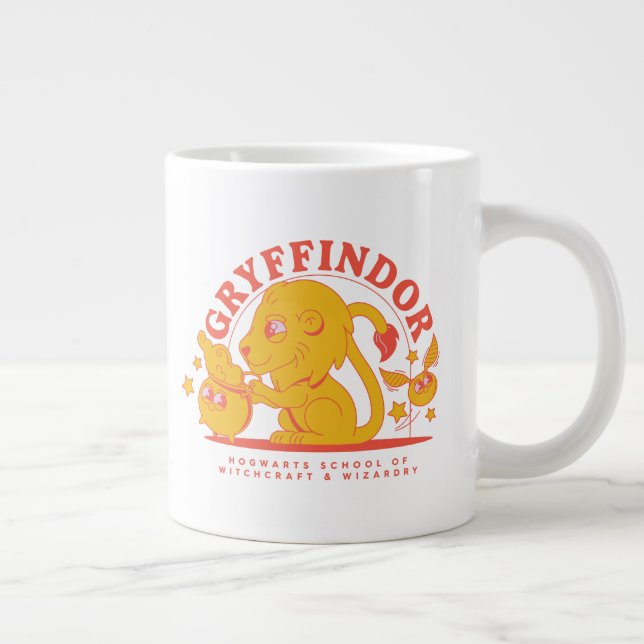 HARRY POTTER™ | Cute GRYFFINDOR™ Hogwarts School Large Coffee Mug (Right)