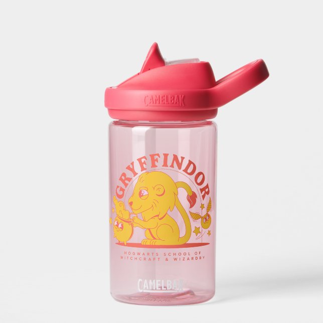 HARRY POTTER™ | Cute GRYFFINDOR™ Hogwarts School Water Bottle (Left)