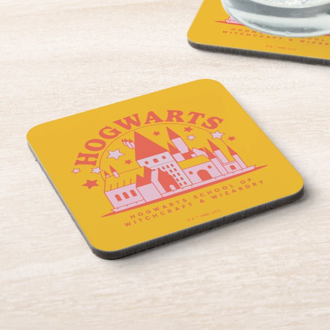 HARRY POTTER™ | Cute HOGWARTS™ School Coaster (Left Side)