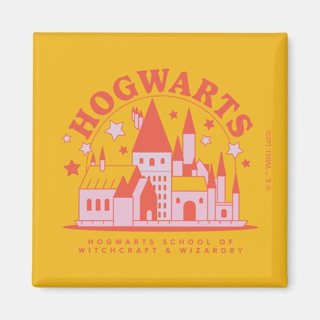 HARRY POTTER™ | Cute HOGWARTS™ School Magnet (Front)