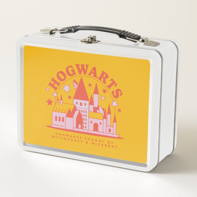 HARRY POTTER™ | Cute HOGWARTS™ School Metal Lunch Box (Front)