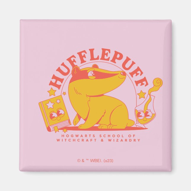 HARRY POTTER™ | Cute HUFFLEPUFF™ Magnet (Front)