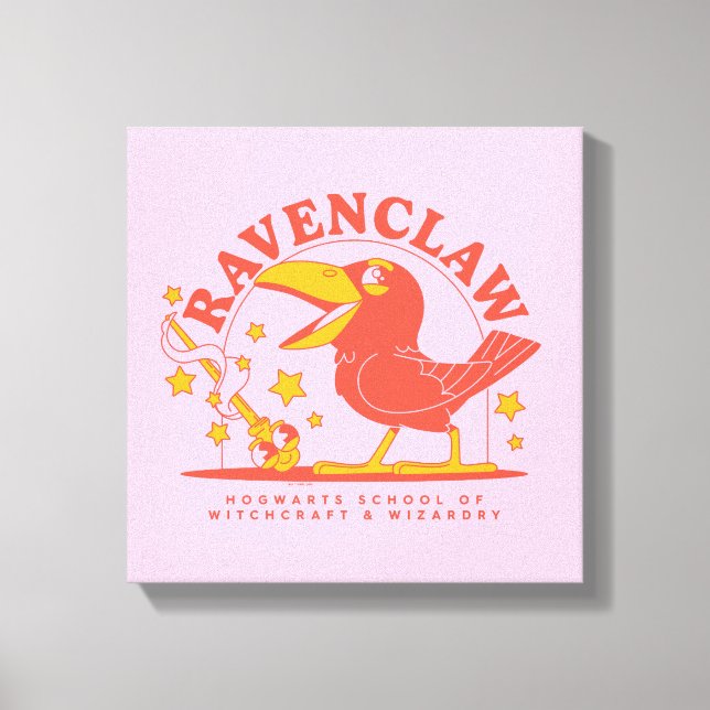 HARRY POTTER™ | Cute RAVENCLAW™ Hogwarts School Canvas Print (Front)