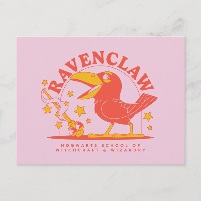 HARRY POTTER™ | Cute RAVENCLAW™ Hogwarts School Postcard (Front)
