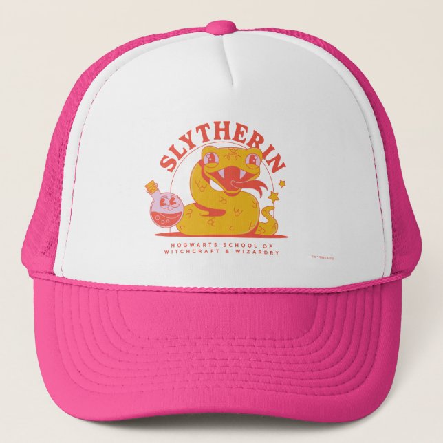 HARRY POTTER™ | Cute SLYTHERIN™ Hogwarts School Trucker Hat (Front)