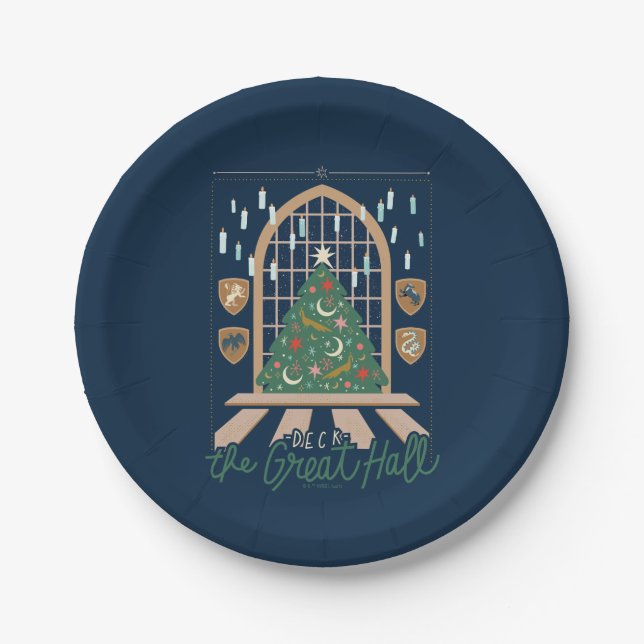 Harry Potter | Deck the Great Hall Paper Plate (Front)