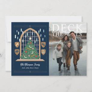 Harry Potter Deck the Great Hall Photo Holiday Card