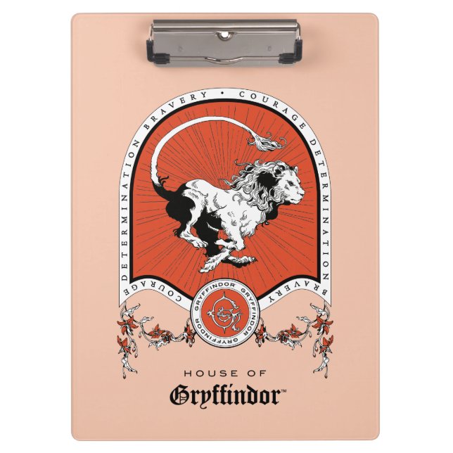 HARRY POTTER™ | Delicate Sketch GRYFFINDOR™ Crest Clipboard (Front)