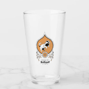 HARRY POTTER™   Delicate Sketch HUFFLEPUFF™ Crest Glass