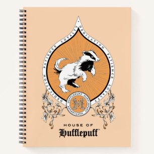 HARRY POTTER™ Delicate Sketch HUFFLEPUFF™ Crest Notebook