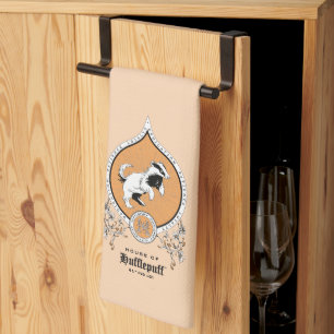 HARRY POTTER™   Delicate Sketch HUFFLEPUFF™ Crest Tea Towel