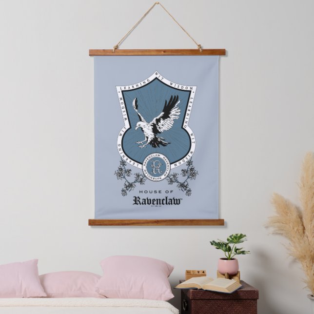HARRY POTTER™ | Delicate Sketch RAVENCLAW™ Crest Hanging Tapestry (Bedroom)