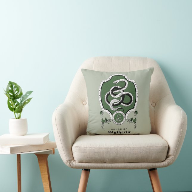HARRY POTTER™ | Delicate Sketch SLYTHERIN™ Crest Cushion (Chair)